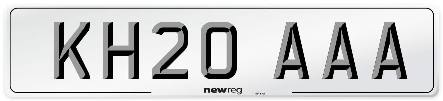 KH20 AAA Number Plate from New Reg